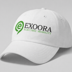 Gorra Blanca con el logo de EXOORA